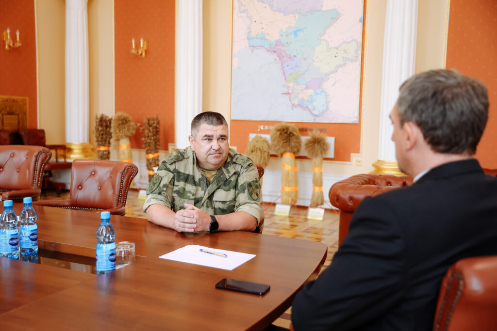 Амурский губернатор встретился с новым начальником регионального управления Росгвардии