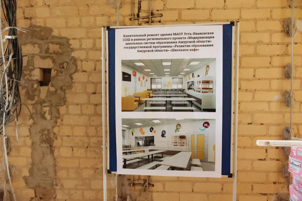 ремонт школы в Усть-Ивановке