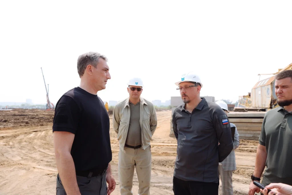 строительство школы в селе Чигири