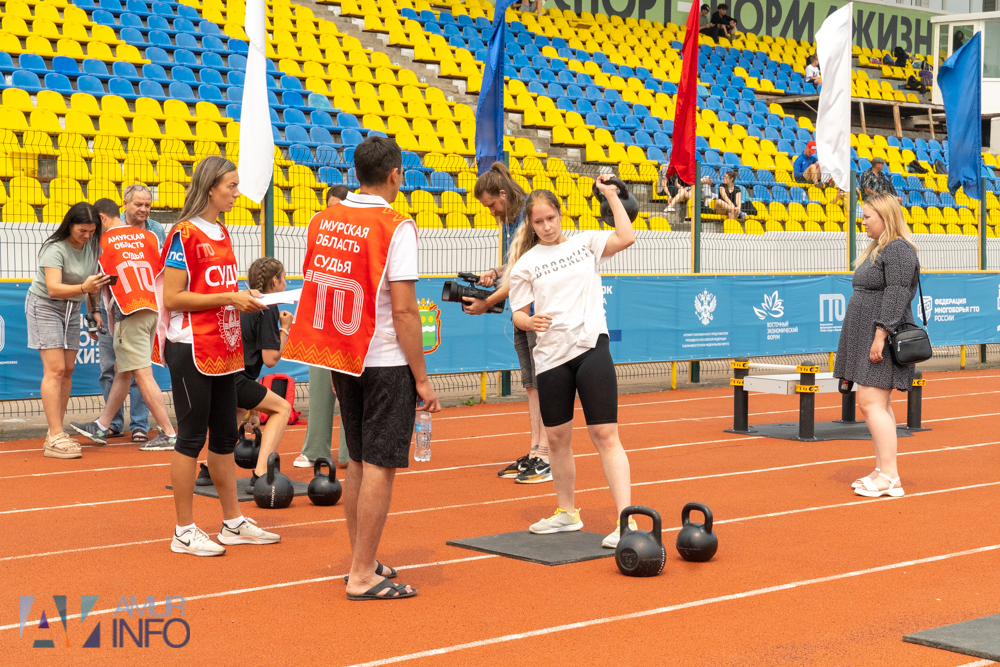 В Благовещенске стартовал областной этап Игр ГТО
