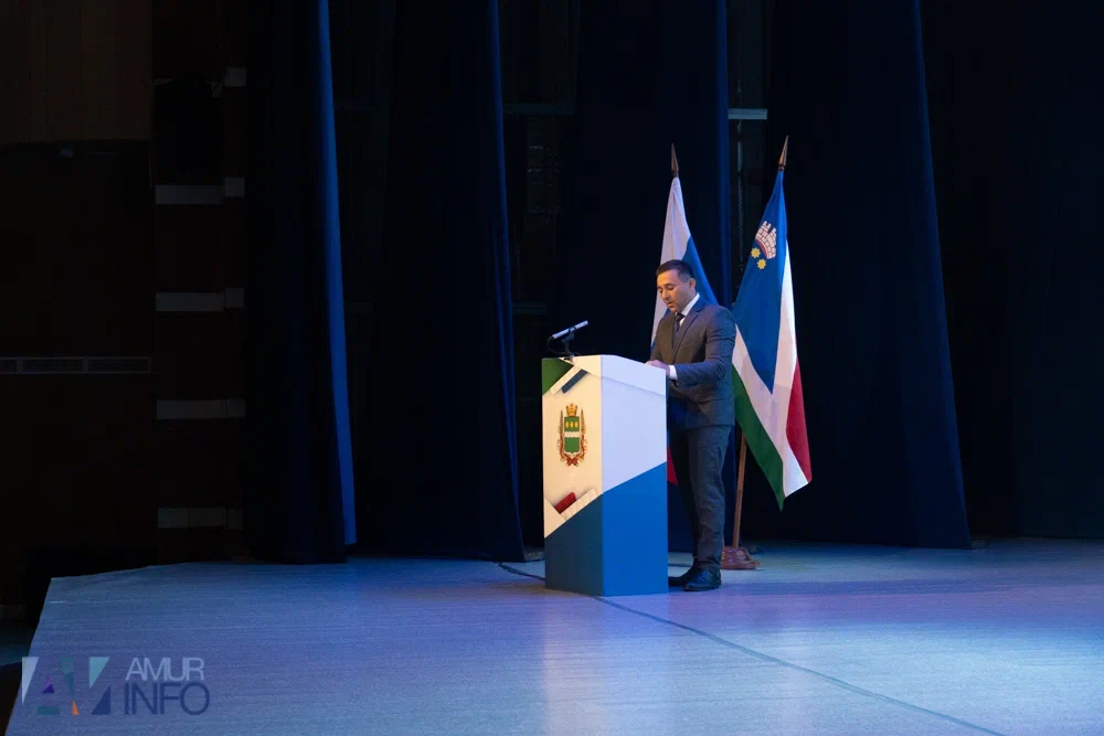 Мэр Благовещенска отчитался о работе городской администрации за трехлетний период