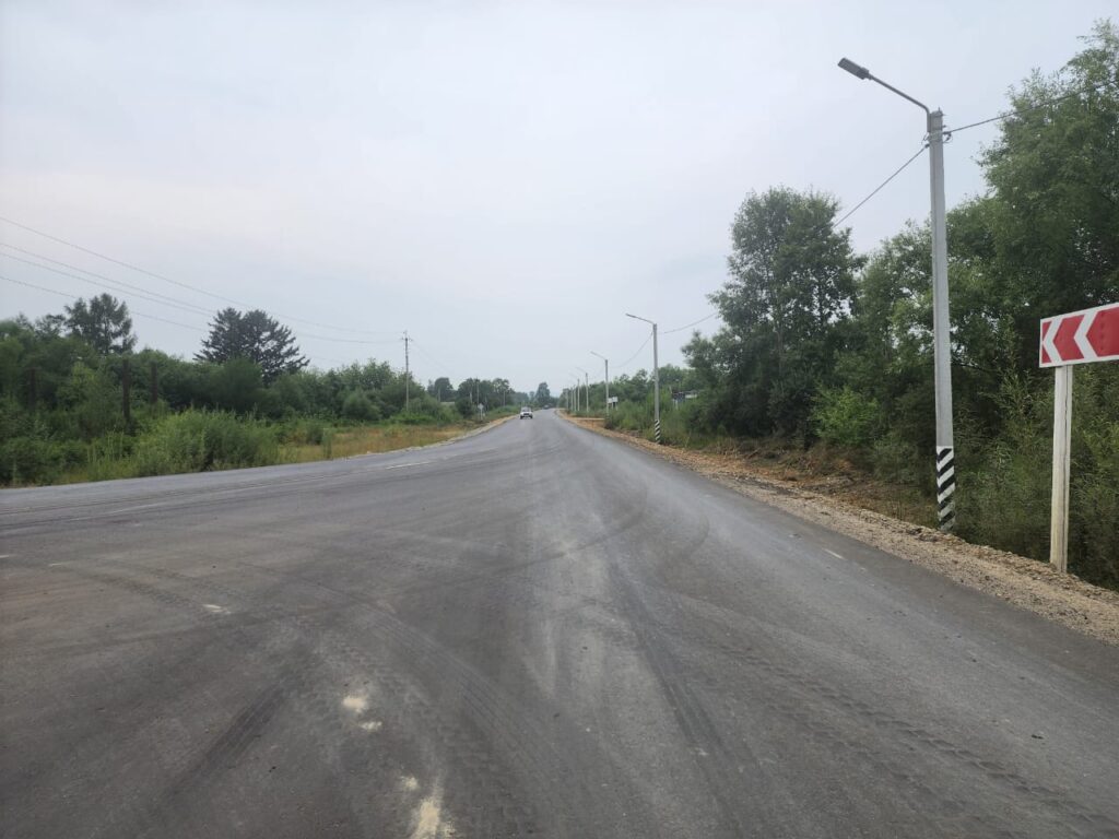 Отремонтированная дорога