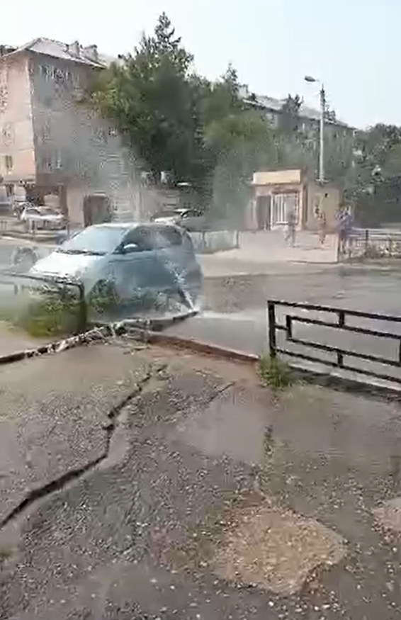 Неизвестный «подарил» свободненцам фонтан в центе города