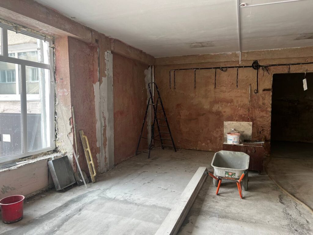 В гимназии Белогорска приступили к строительству школьного кафе