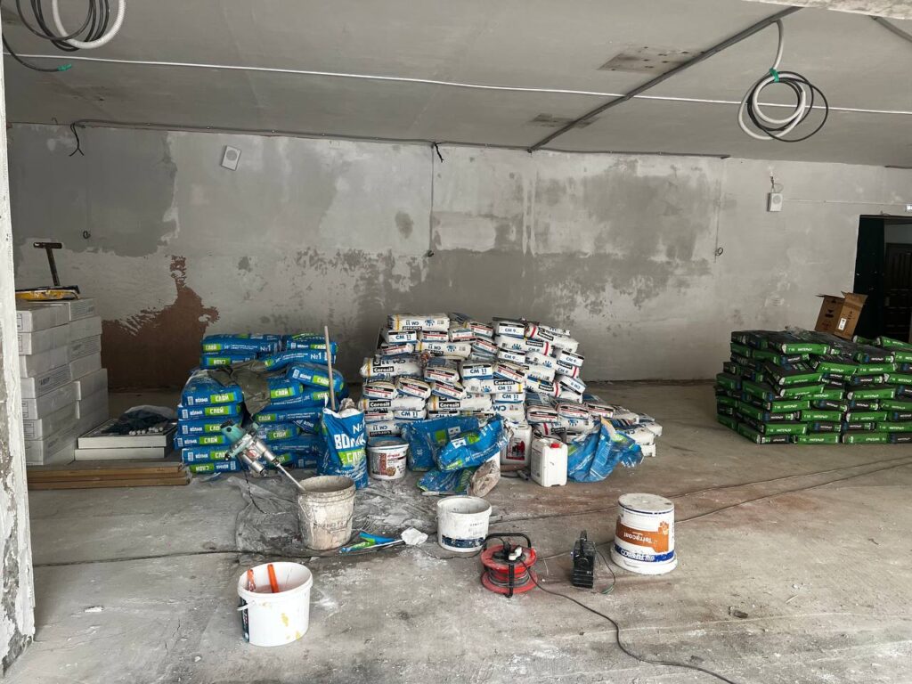 В гимназии Белогорска приступили к строительству школьного кафе