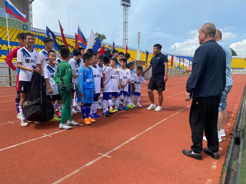 II российско-китайские дружественные матчи по футболу в Благовещенске