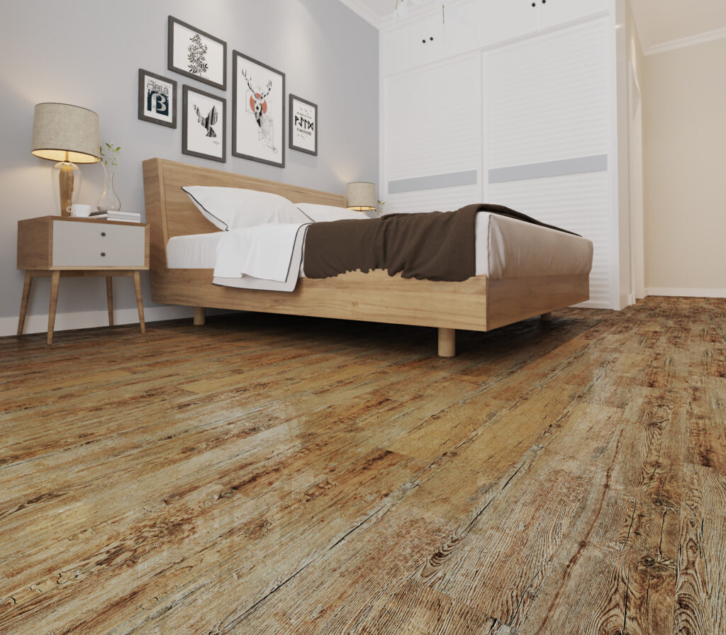 дизайн спальни, паркет, дижон