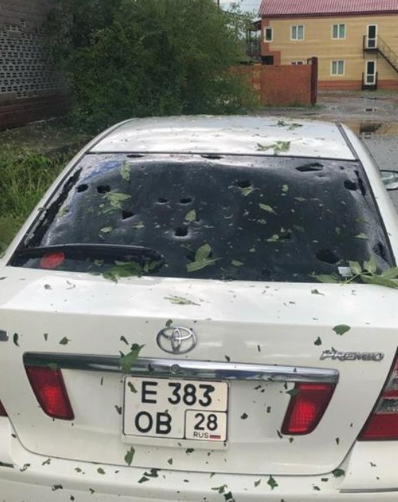 Фото из группы водителей в мессенджере