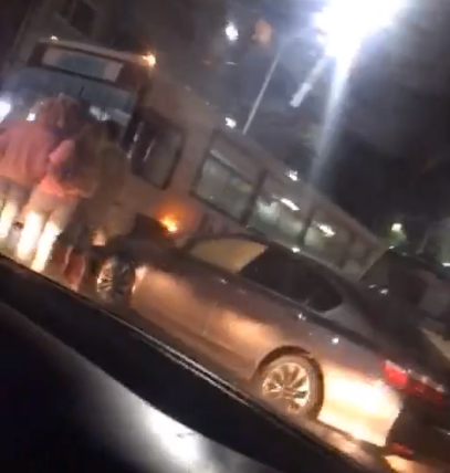 В Благовещенске иномарка столкнулась с автобусом