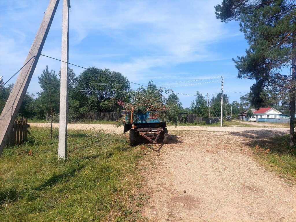 В амурском селе ликвидируют последствия урагана