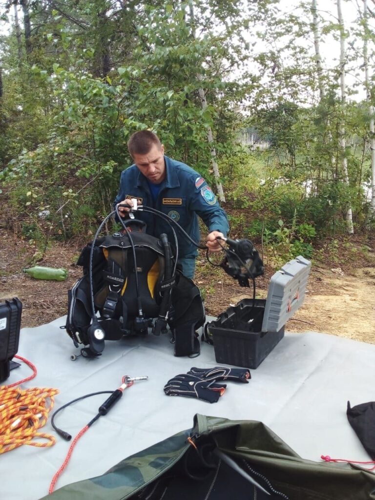 Амурский центр ГЗ и ПБ, поиски утонувшего