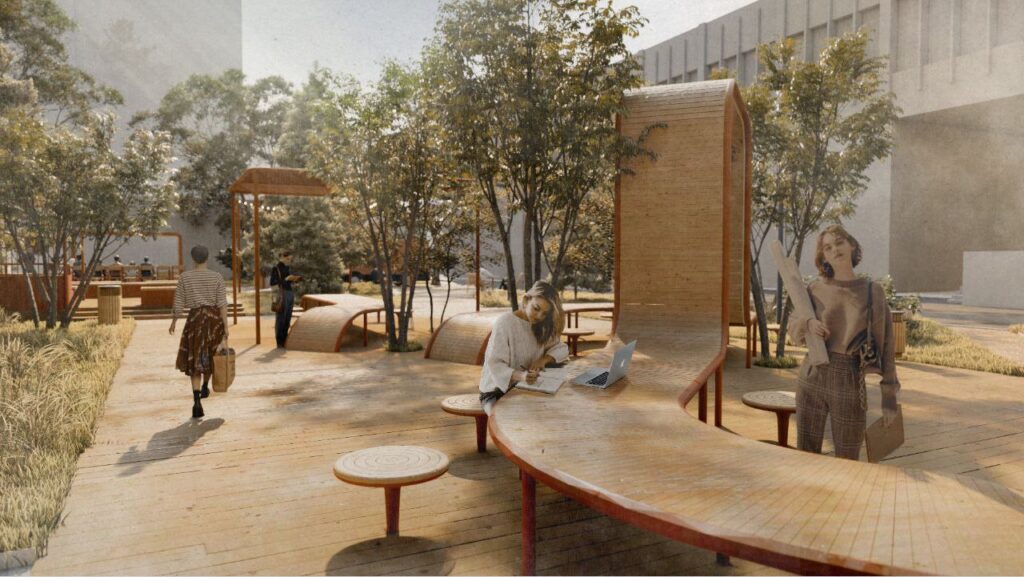 В Благовещенске построят сквер с уличным кинотеатром