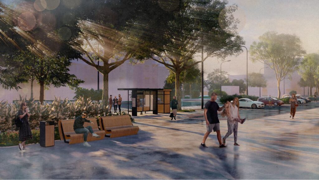 В Благовещенске построят сквер с уличным кинотеатром