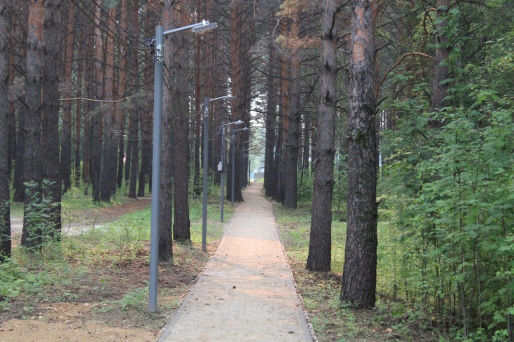 В Зее благоустроили парк 40-летия Победы