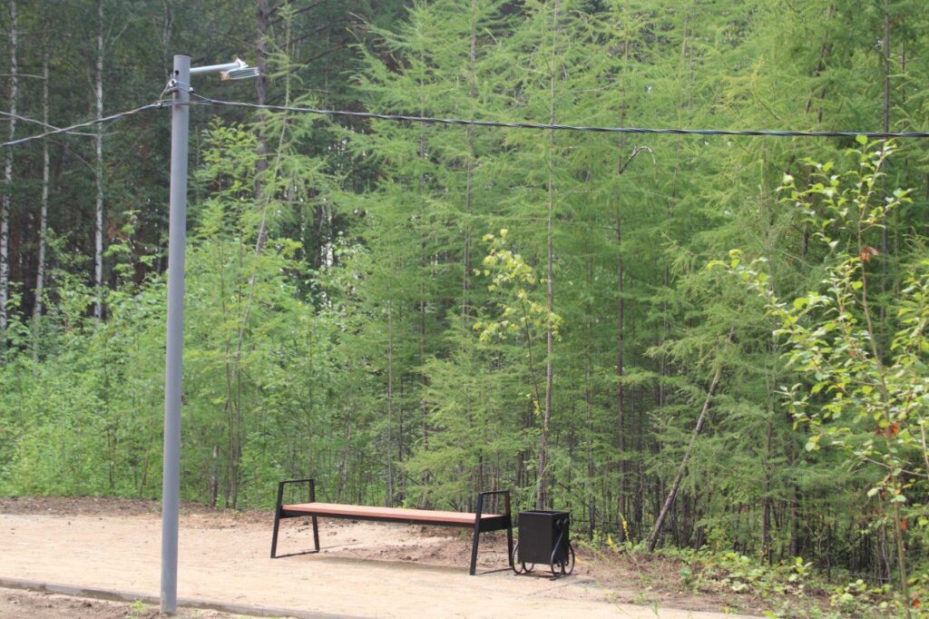 В Зее благоустроили парк 40-летия Победы