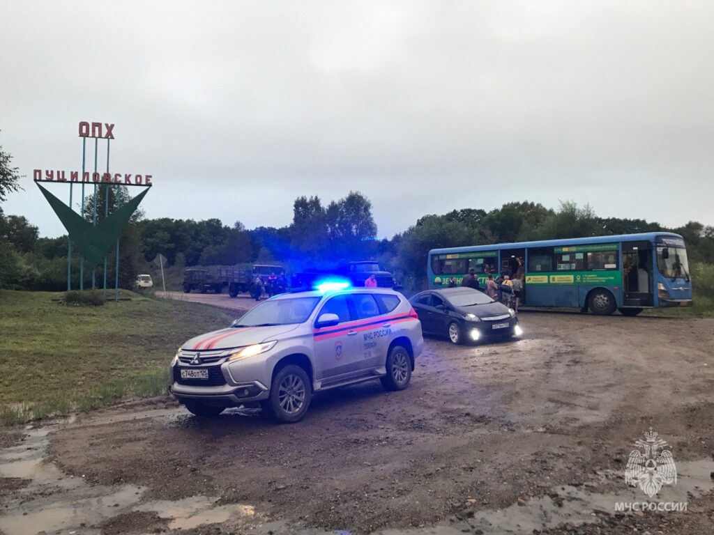 Эвакуация в Приморье, паводок