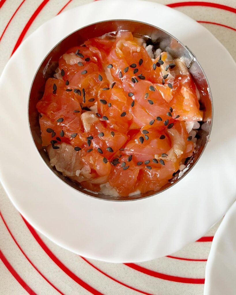 торт суши, суши салат