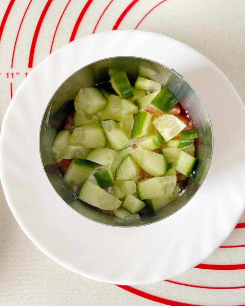 торт суши, суши салат