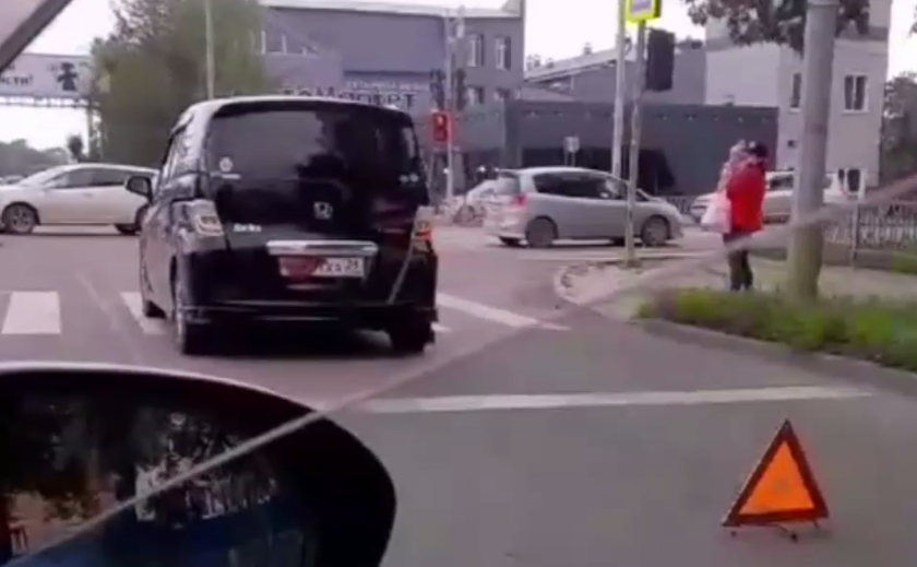 ДТП в Благовещенске на Театральной-Конной