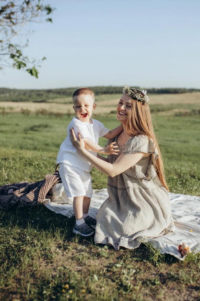 семья, мама и сын, счастье