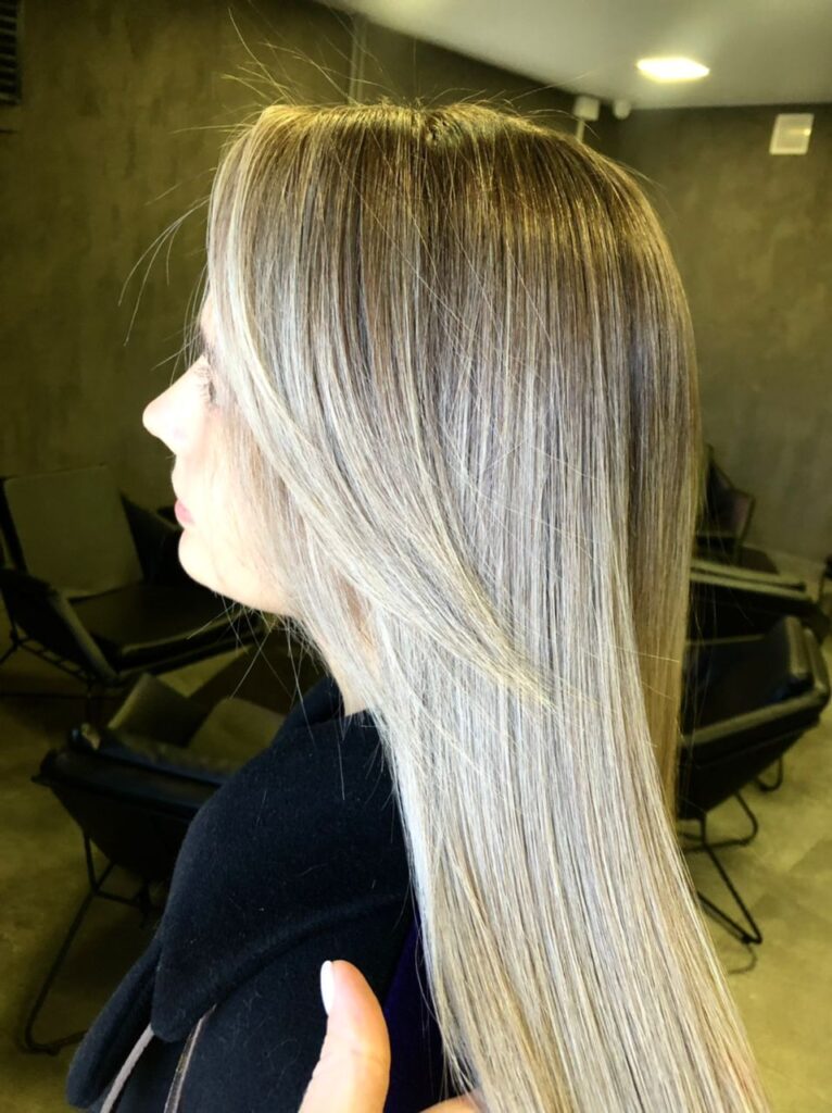 мелирование, растяжка цвета, балаяж