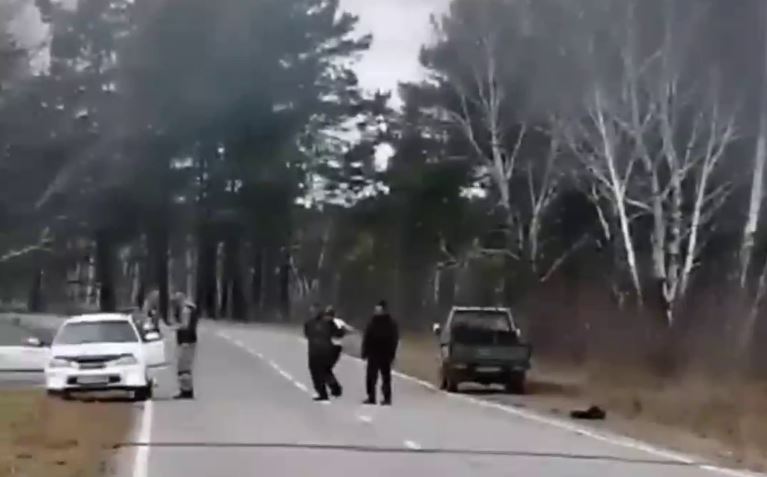 Загорелась машина