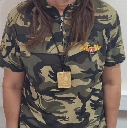 Золотая подвеска