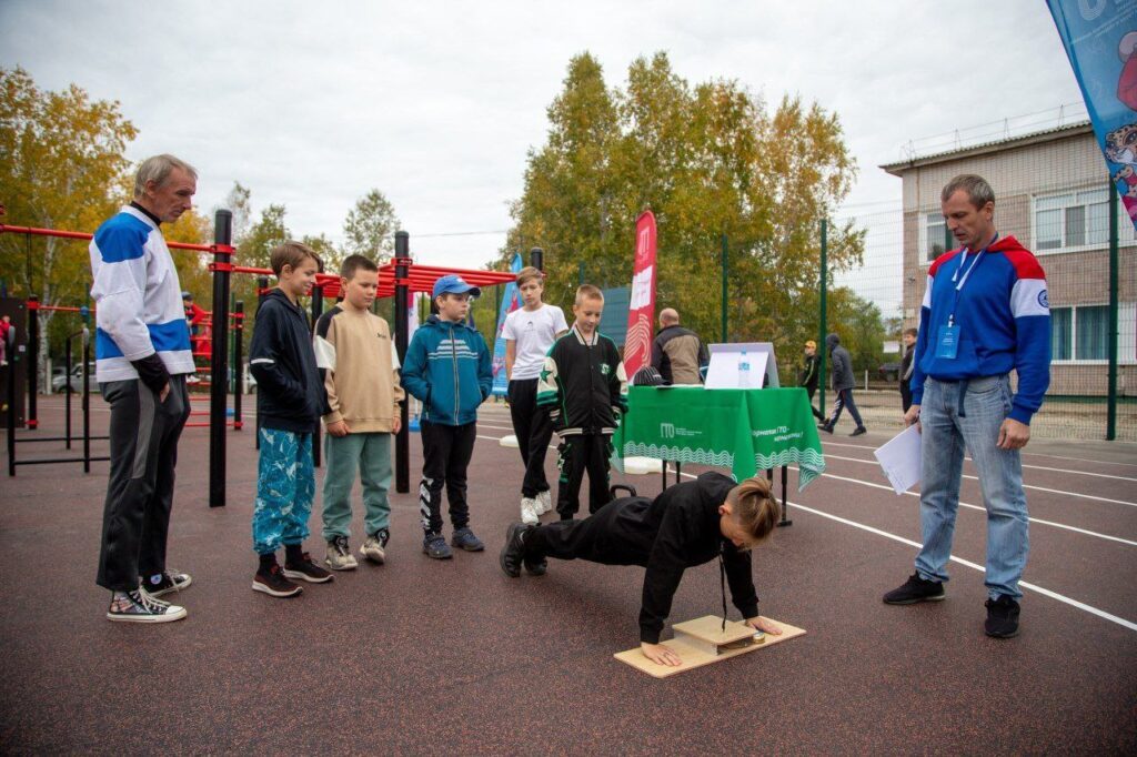 Открытие умной спортивной площадки в Благовещенске