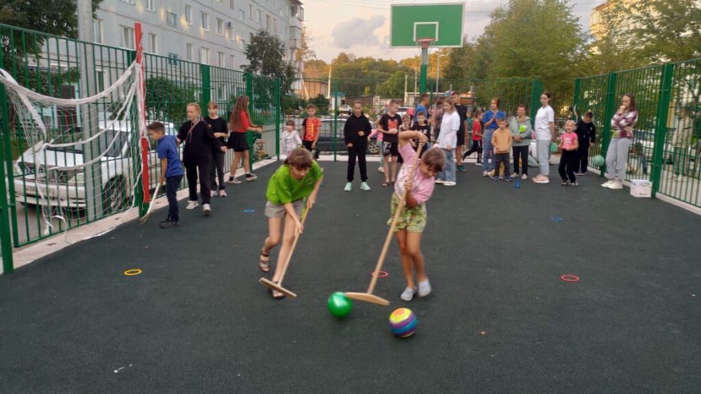 Открытие нового двора в Прогрессе