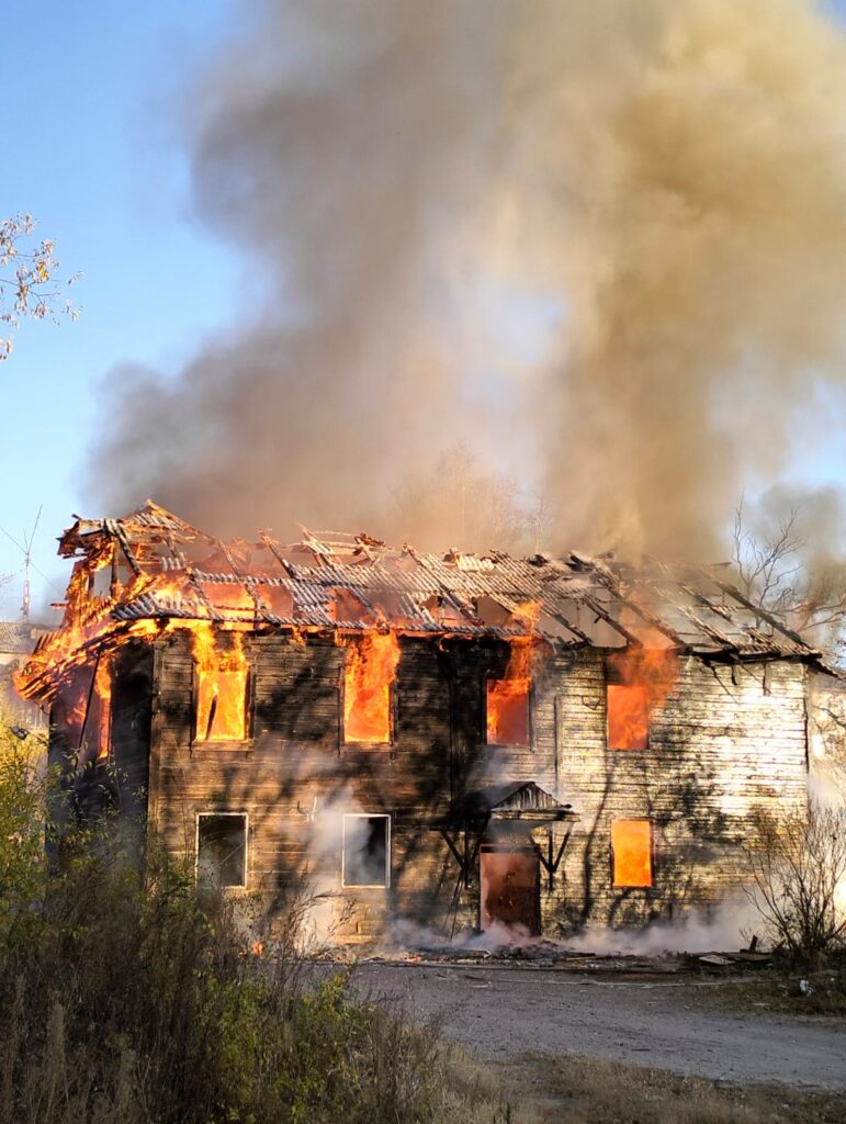 пожар на пушкина