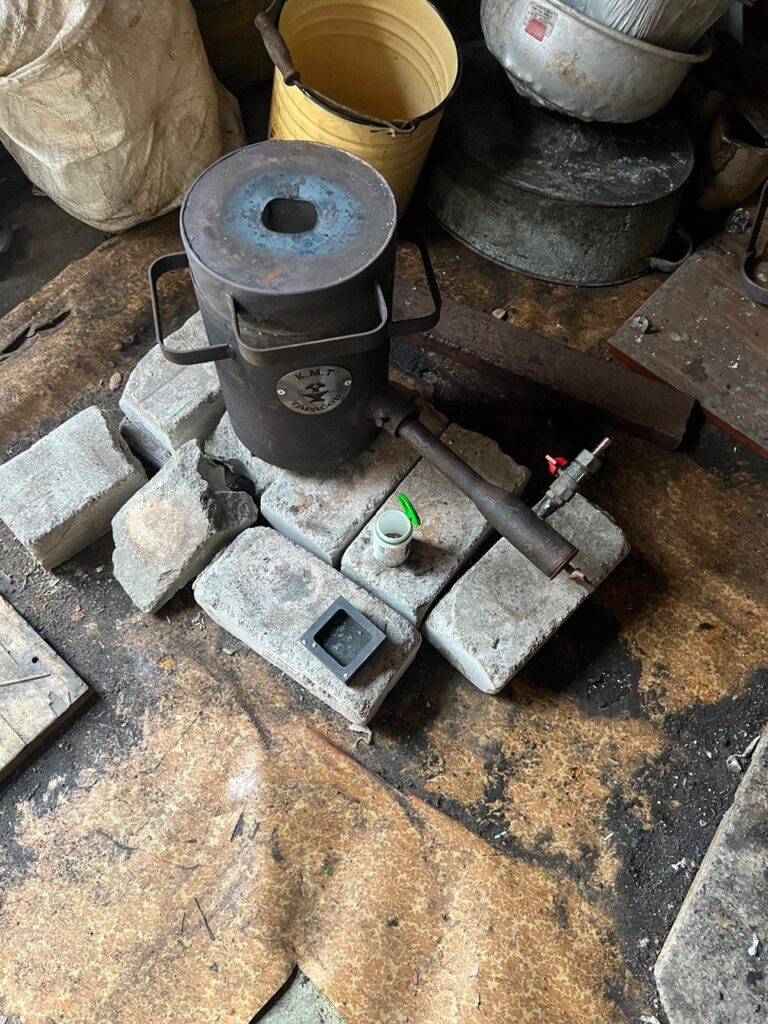 Переплавил золото