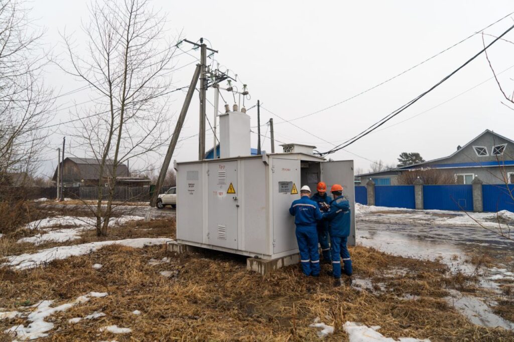 Амурчане остались без электроэнергии из-за ветра и мокрого снега