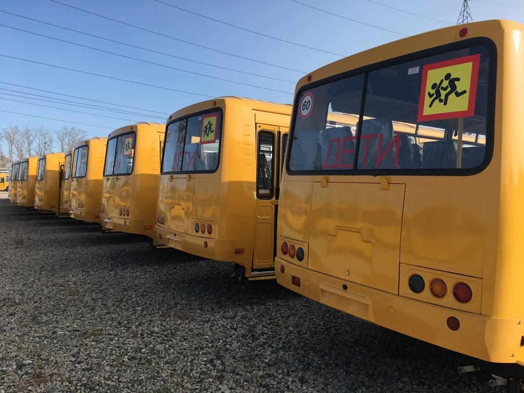Школы Приамурья получили 38 новых автобусов
