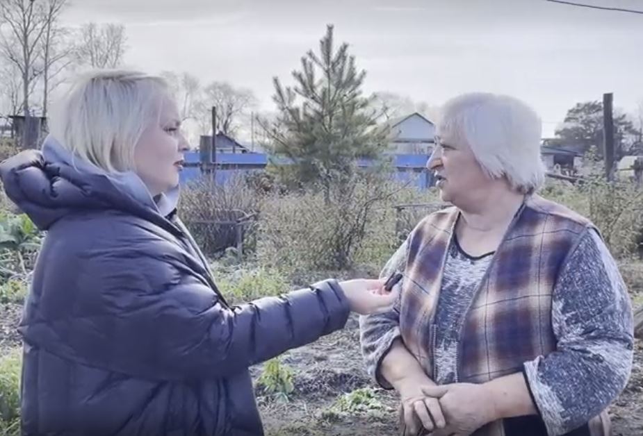 Убрали траву с огорода