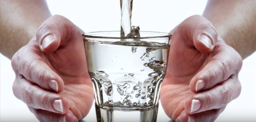 стакан воды Зеланда, техника стакана воды