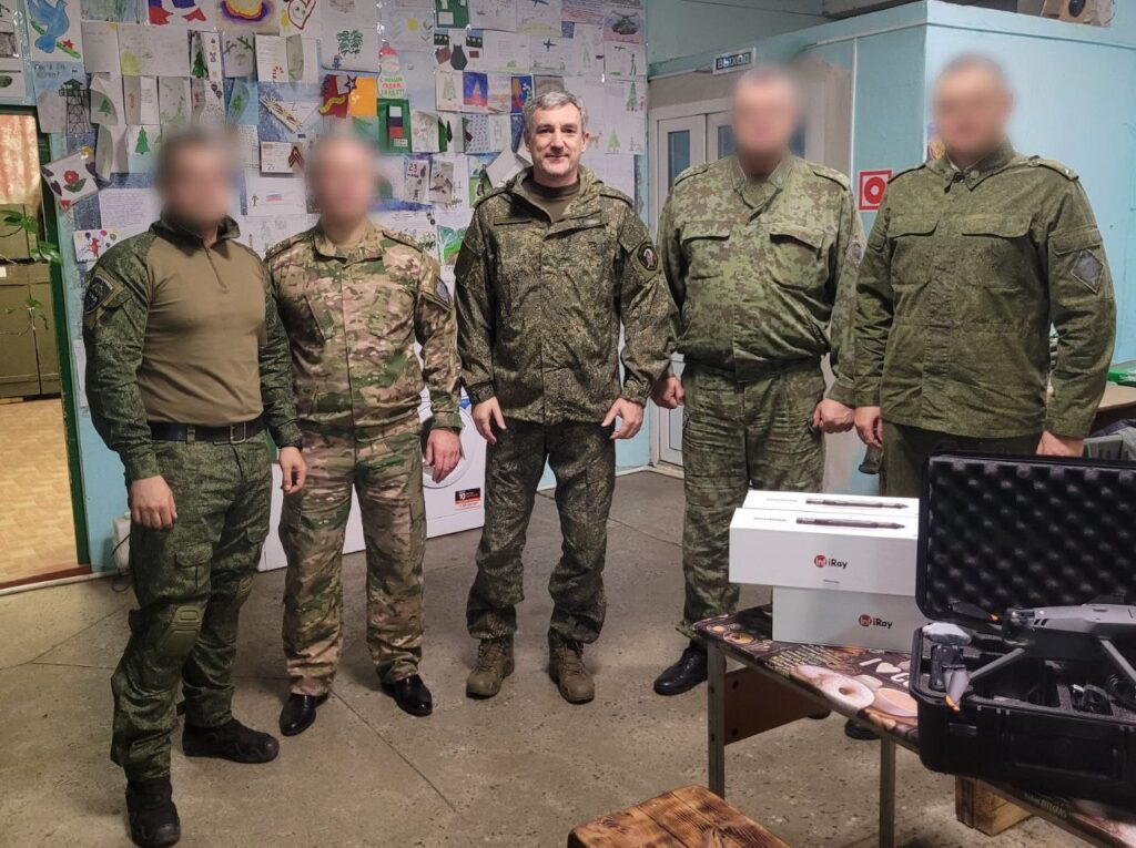 Василий Орлов передал амурским пограничникам на Брянщине новое оборудование