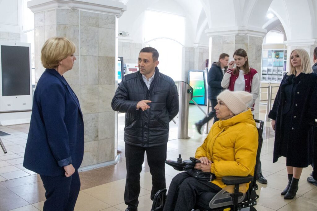 Председатель общественной организации граждан-инвалидов совместно с мэрией проверила доступность городской среды