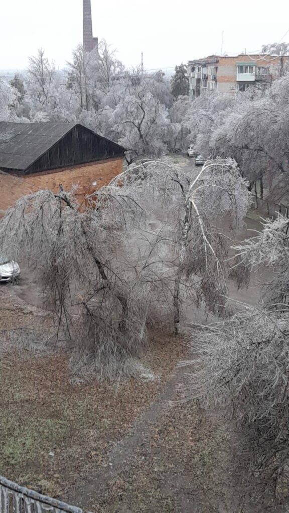 Ледяной дождь во Владивостоке