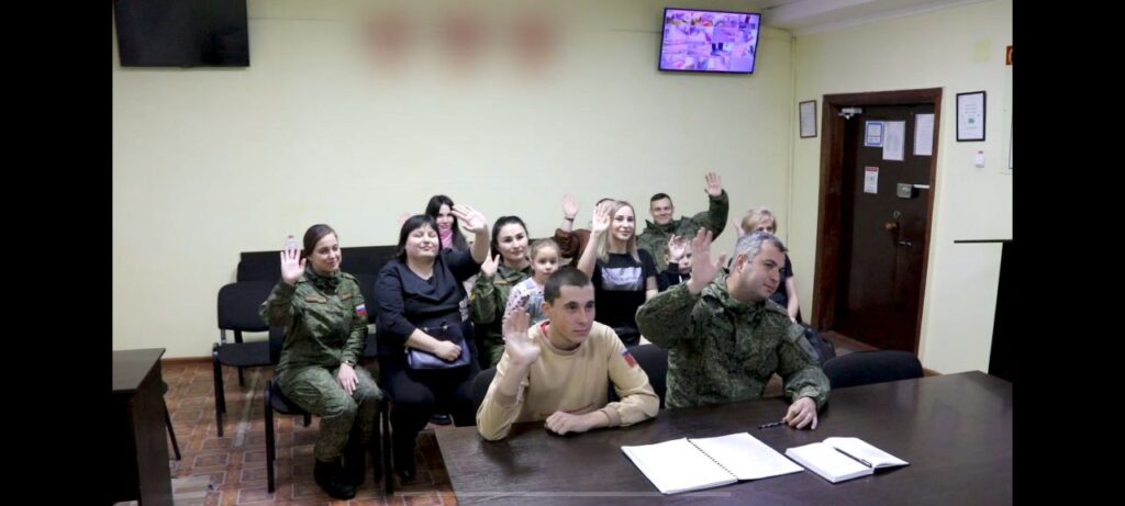 Бойцы СВО пообщались с семьями