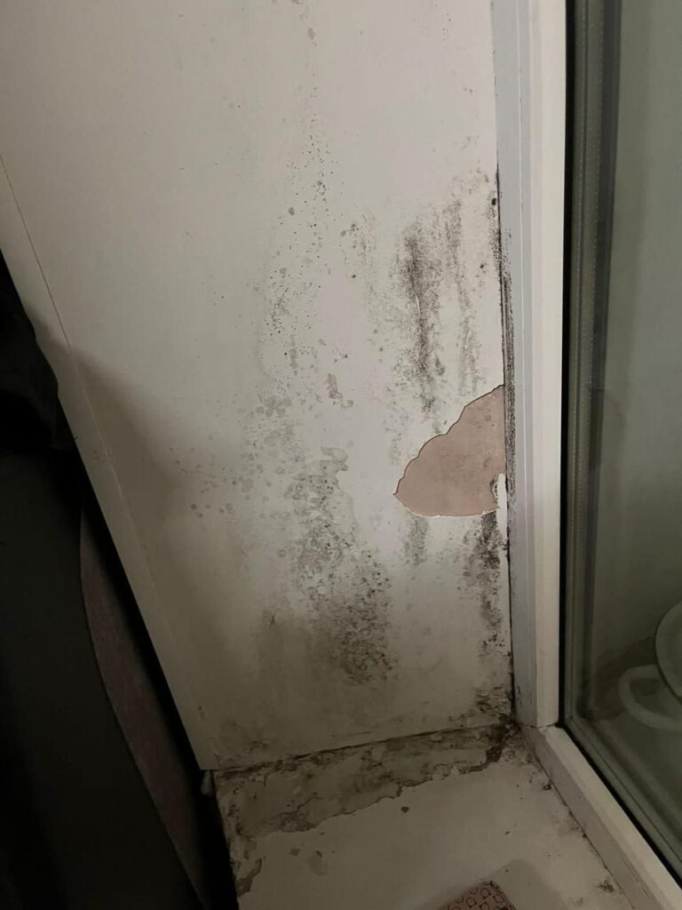 Сырость из-за отсутствия отопления