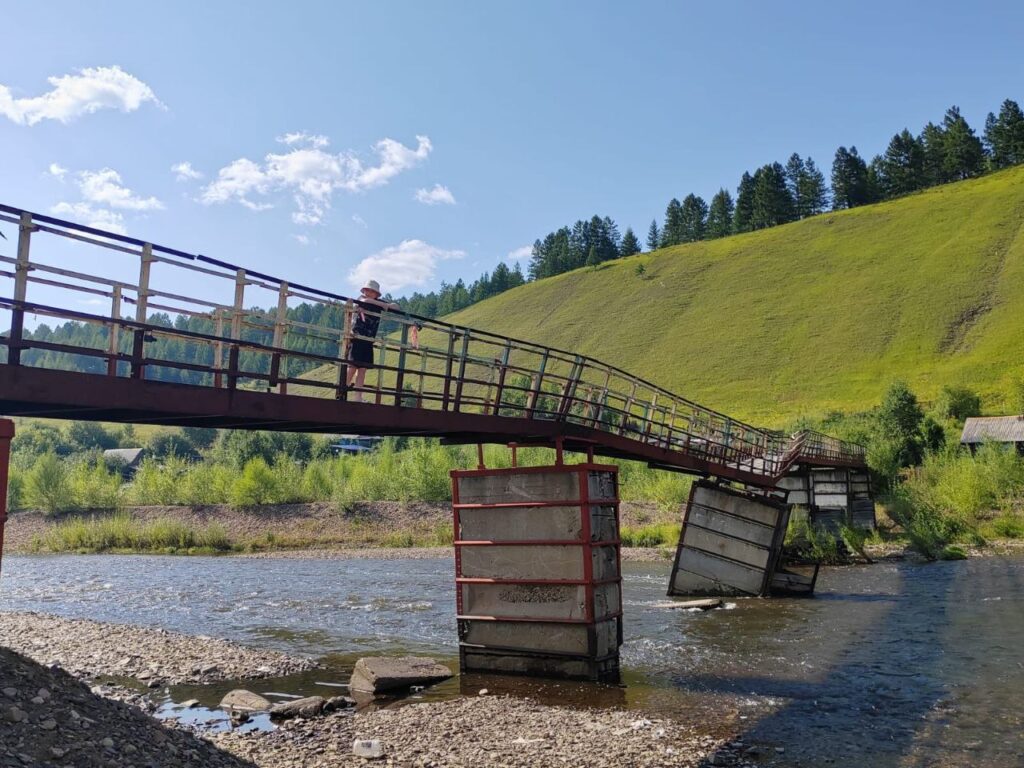 «Кривой» мост в Сковородине