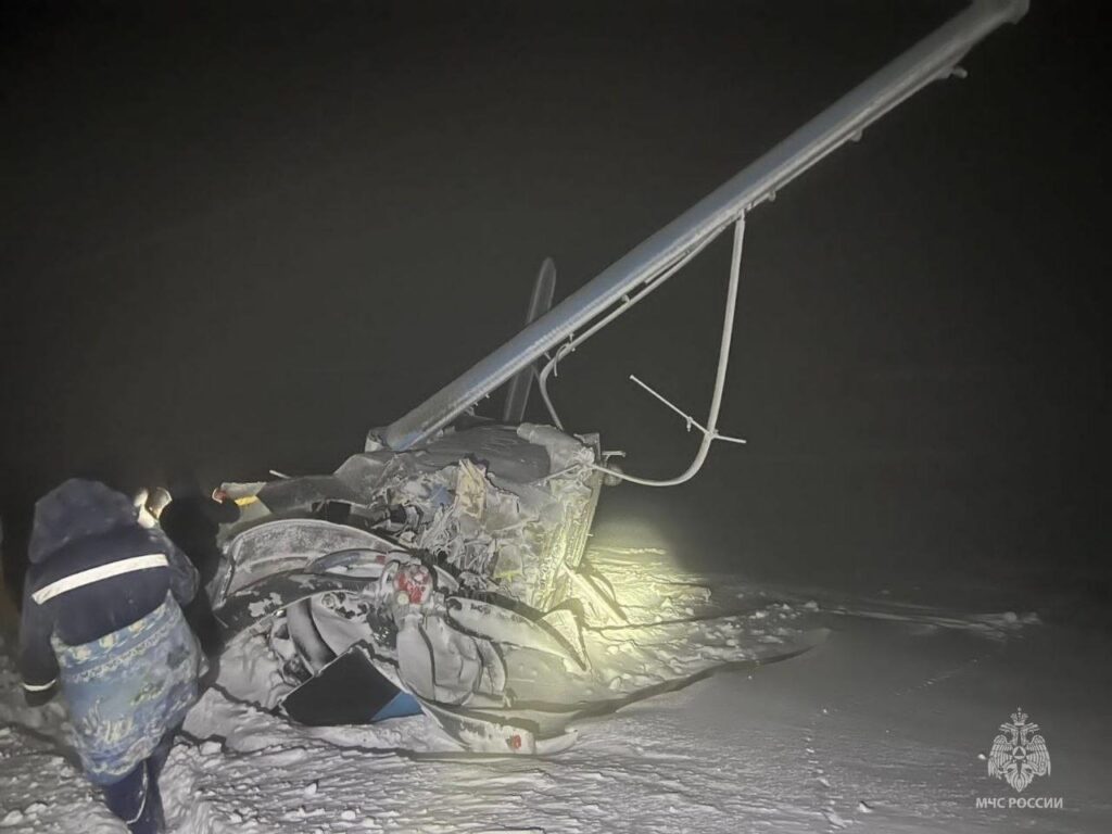 Разбитый самолёт Ан-2 на Чукотке