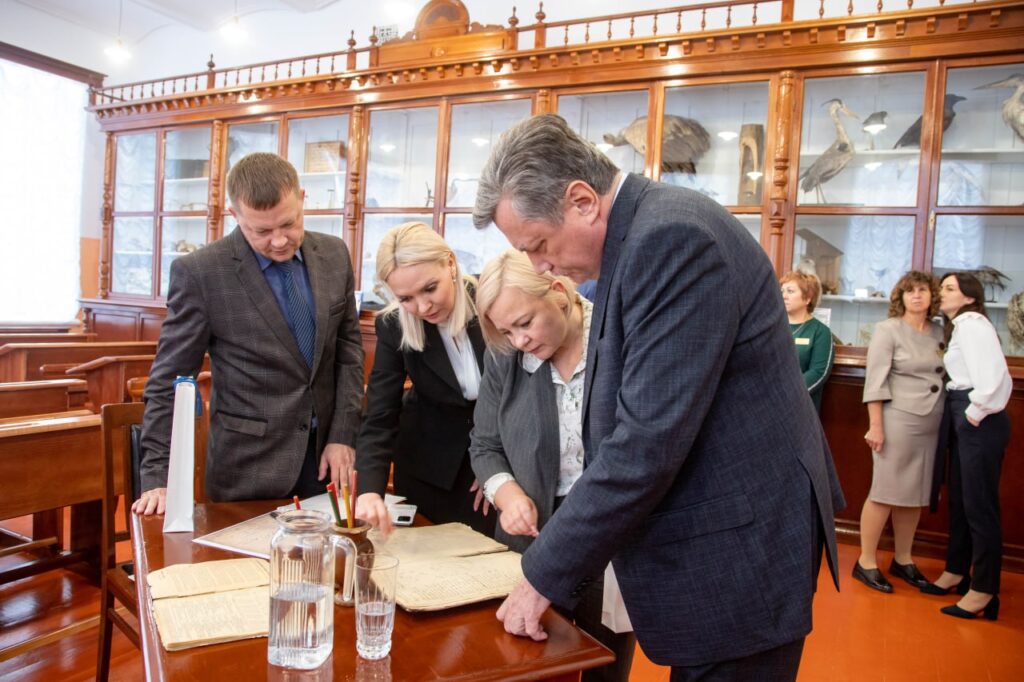 Открытие исторического кабинета биологии в Алексеевской гимназии