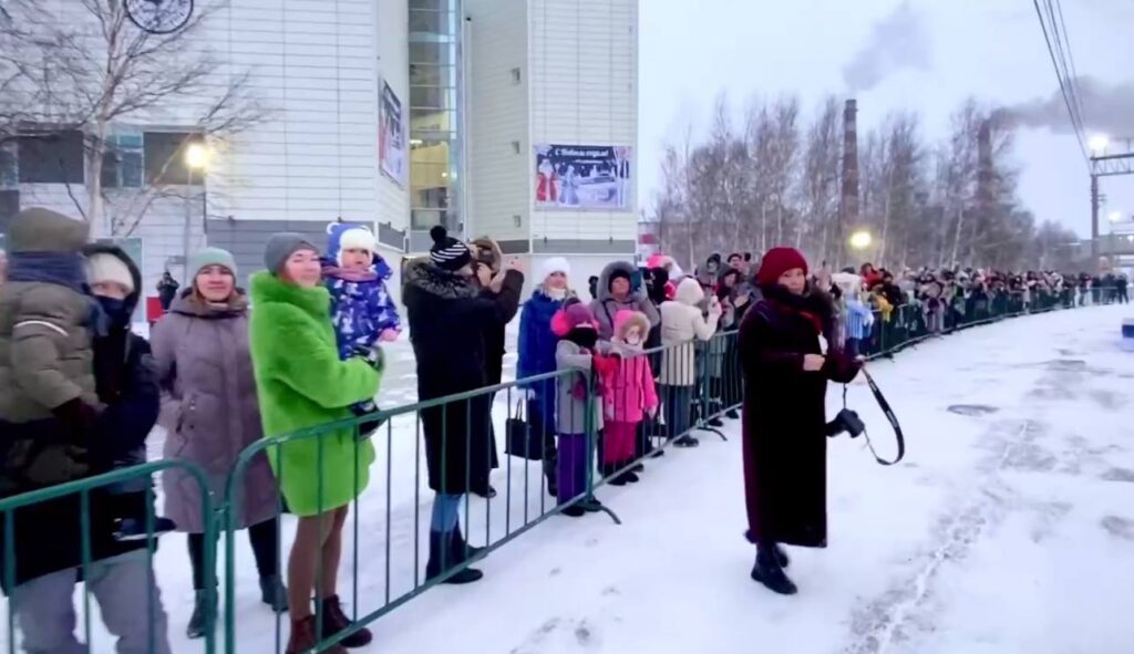 Поезд Деда Мороза в Тынде
