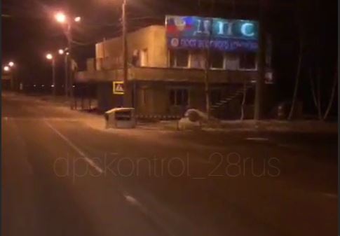 закрыли пост ДПС 