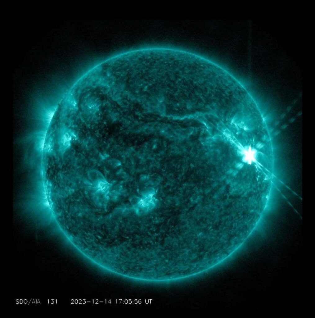 На Солнце зафиксирована самая мощная вспышка за последние шесть лет