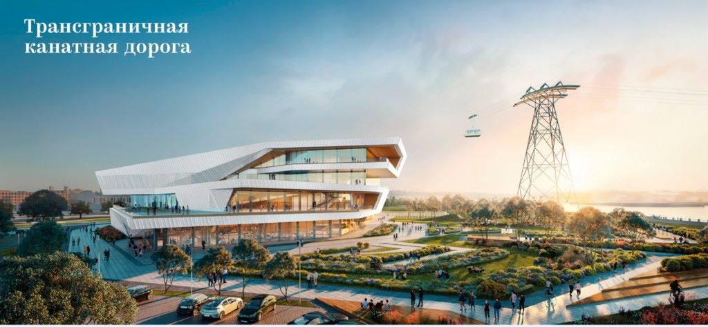 Строители начали возводить второй этаж терминала канатной дороги