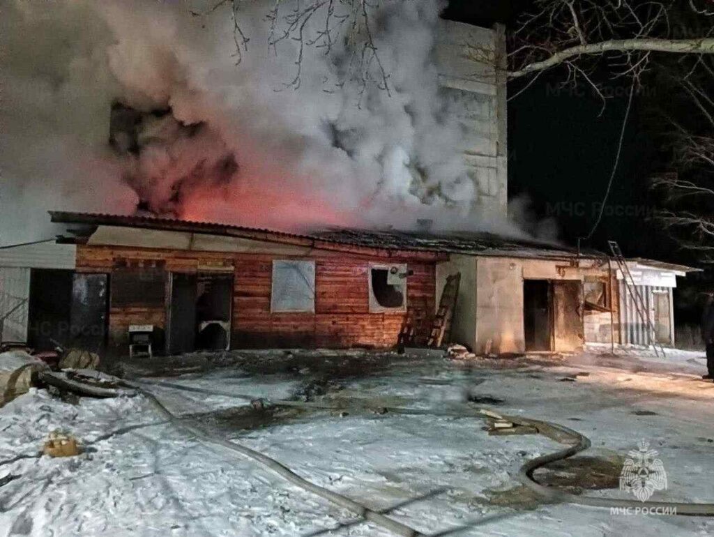 Пожар в Свободном