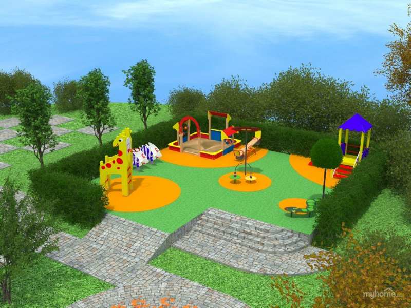 парк и площадка