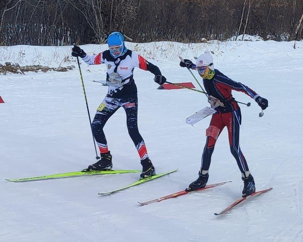 Амурские лыжники